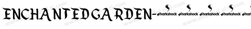 ENCHANTED GARDEN字体转换